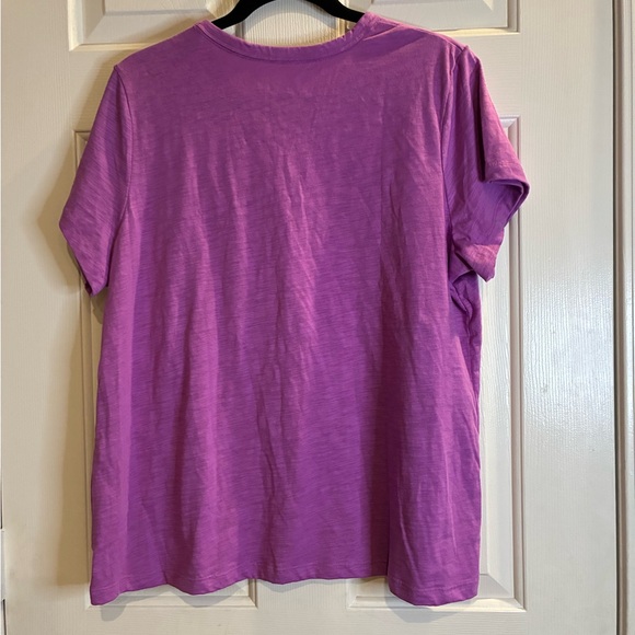 NWT Time and Tru Purple Short Sleeve Tee - Picture 7 of 10